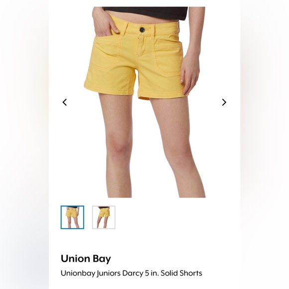 Juniors Union Bay shorts 5” inseam Darcy style name, Size 9 - Two pair bundle - Picture 9 of 9